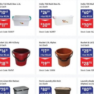 Bucket at Africa Cash and Carry