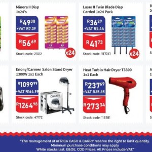 Dryer at Africa Cash and Carry