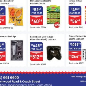 Glass at Africa Cash and Carry