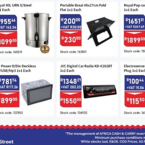  JVC at Africa Cash and Carry
