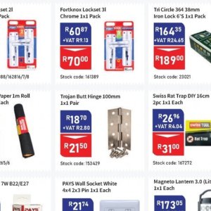 hinge at Africa Cash and Carry