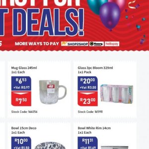 Glass at Africa Cash and Carry
