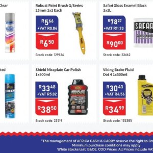 Car polish at Africa Cash and Carry