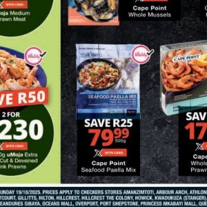 Seafood at Checkers