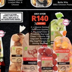 Potatoes at Checkers