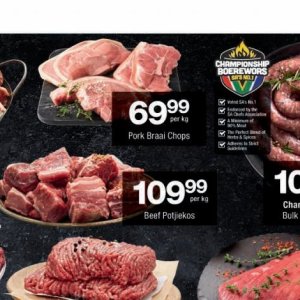 Pork at Checkers
