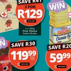 Butter at Checkers
