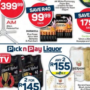 Battery at Pick n Pay Hyper