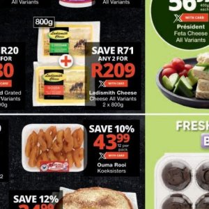 Cheese at Checkers