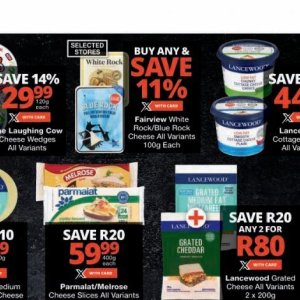 Cheese at Checkers