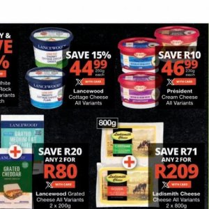 Cheese at Checkers