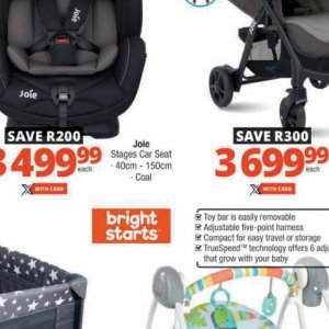 Car seat at Checkers