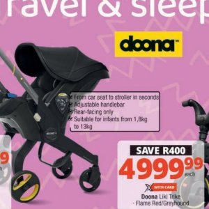 Car seat at Checkers