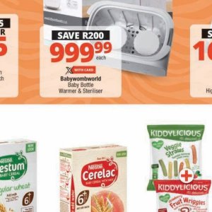 Steriliser at Checkers