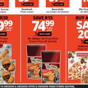Pizza at Checkers