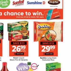 Rice knorr  at Checkers