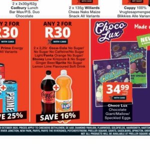 Fizzy drink at Checkers