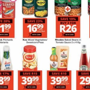 Peas knorr  at Checkers