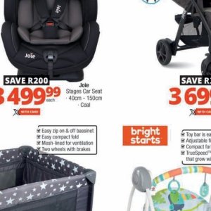 Car seat at Checkers