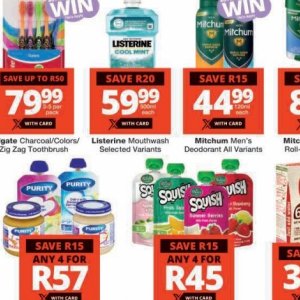 Mouthwash listerine  at Checkers