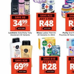 Deodorant nivea  at Checkers