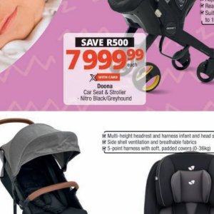Car seat at Checkers