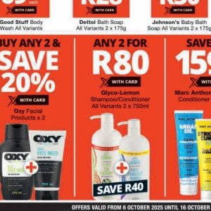 Shampoo at Checkers