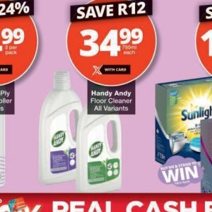 Floor cleaner at Checkers