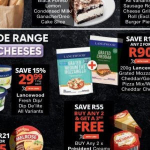 Mozzarella at Checkers