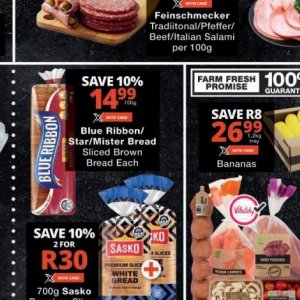 Bread at Checkers
