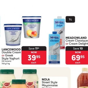 Cream at Makro