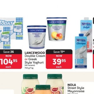 Yoghurt at Makro