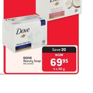 Soap dove  at Makro