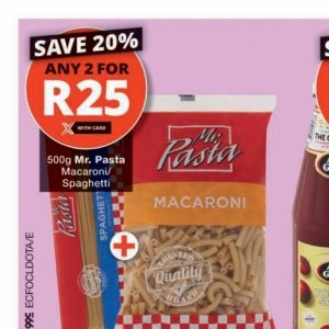 Pasta at Checkers