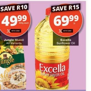 Sunflower oil at Checkers