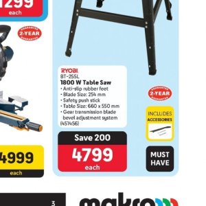 Saw at Makro