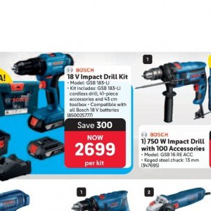 Drills at Makro