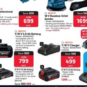 Battery charger at Makro