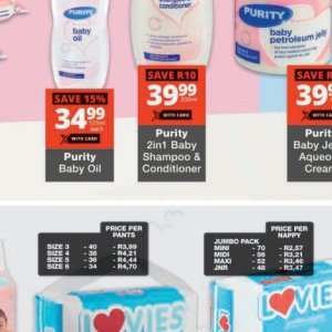 Shampoo at Checkers