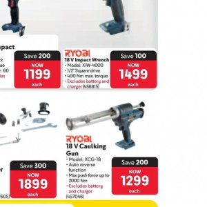 Battery charger at Makro