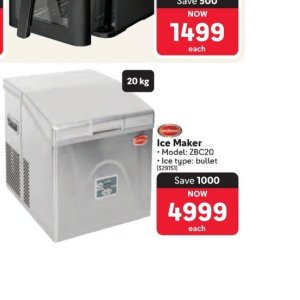 Ice maker at Makro