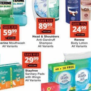 Shampoo at Checkers