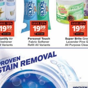 Softener at Checkers