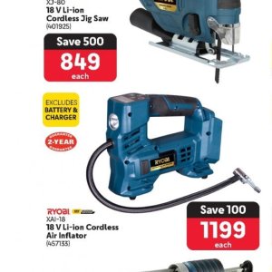 Battery charger at Makro