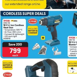 Battery charger at Makro