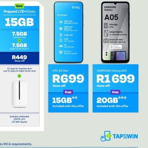 Smartphone samsung  at Telkom Mobile