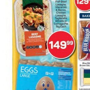 Lasagne at Pick n Pay Hyper