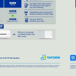 Router at Telkom Mobile