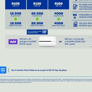Router at Telkom Mobile