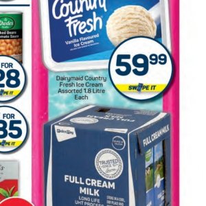 Ice cream at Pick n Pay Hyper
